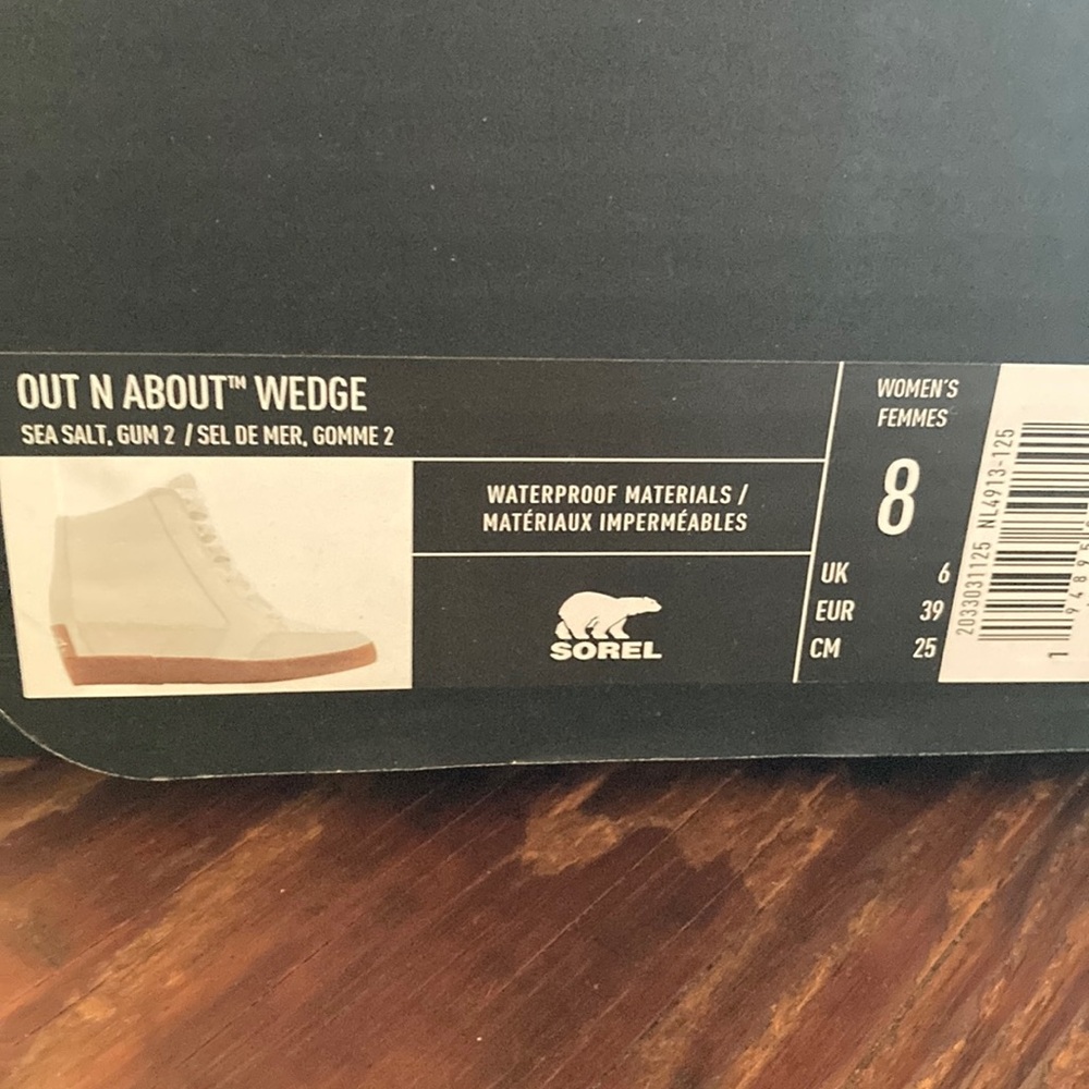 Women's High-Top Sneakers in White by Sorel - Picture 7 of 10